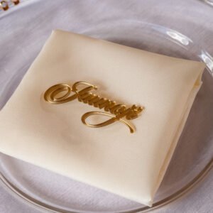 Medžiaginė servetėlė kreminė