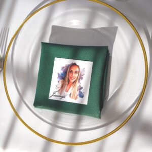 Medžiaginė servetėlė žalia