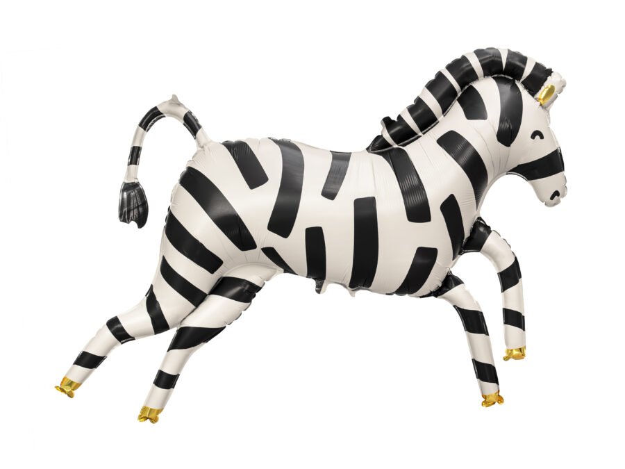 Helio balionas - zebras