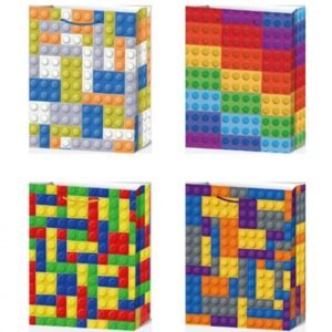 Dovanų maišelis - kaladėlės 32x26x16